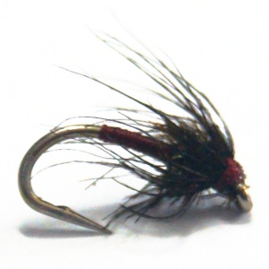 softhackles.blog – Soft Hackle Wet Fly – Claret Peacock Spider